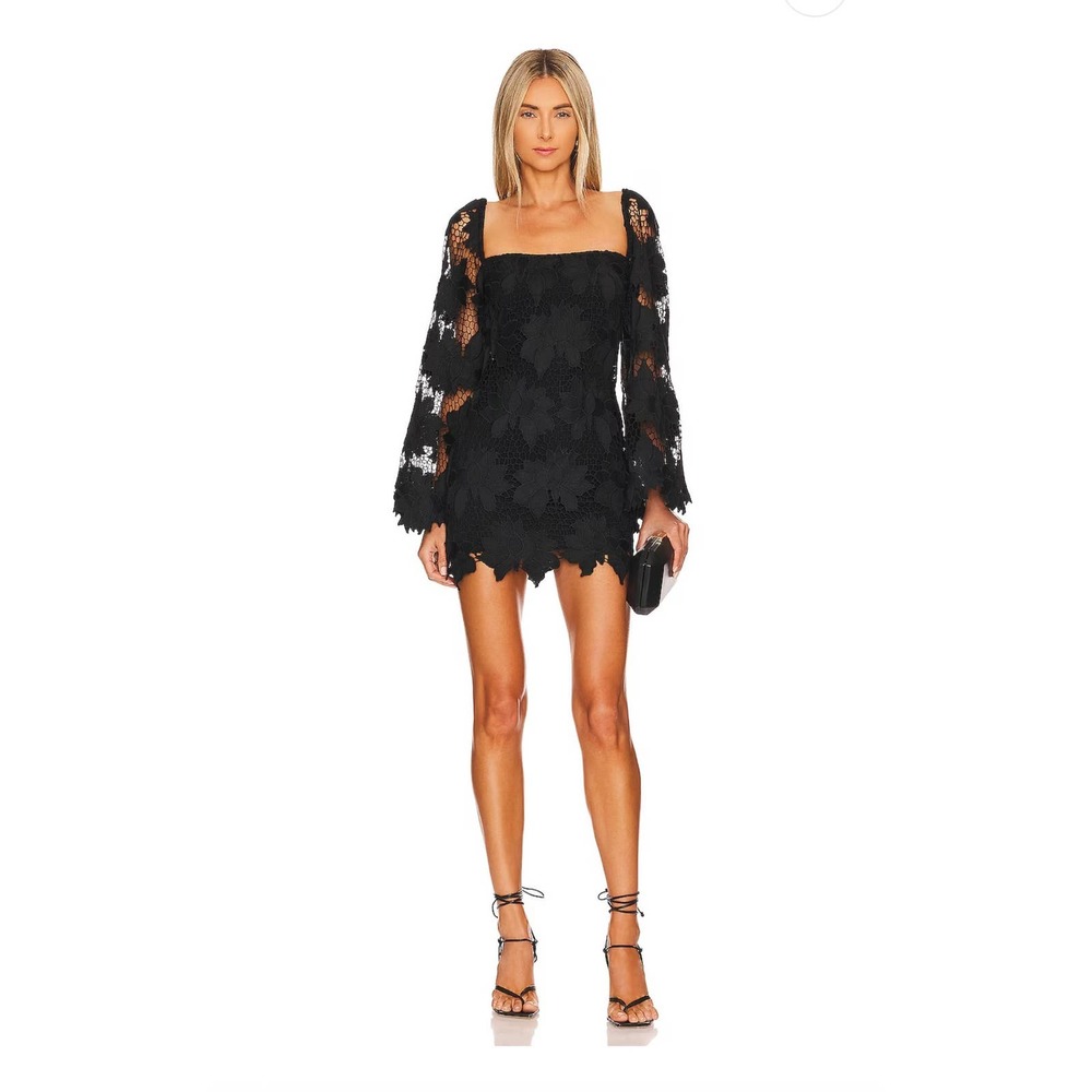 Free People's Rumer Tropez Mini Dress: XS, black